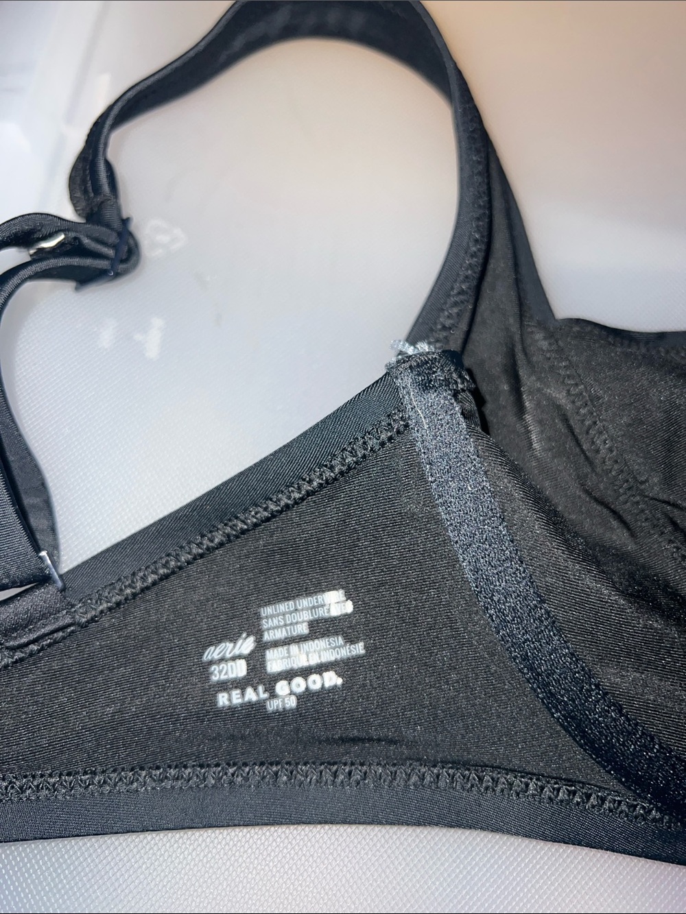 Aerie Black Underwire Swim Top 32DD Nwt - Picture 4 of 5